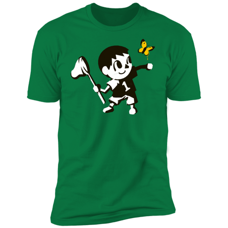 T-Shirts Kelly Green / S Banksy Crossing Men's Premium T-Shirt