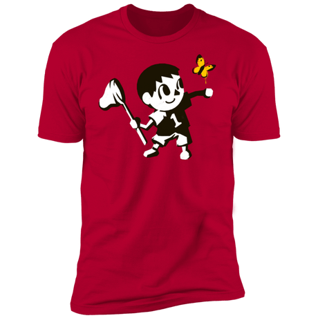 T-Shirts Red / S Banksy Crossing Men's Premium T-Shirt