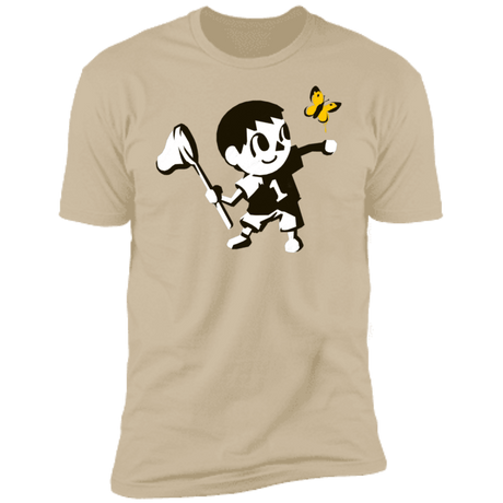 T-Shirts Sand / S Banksy Crossing Men's Premium T-Shirt