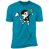 T-Shirts Turquoise / S Banksy Crossing Men's Premium T-Shirt