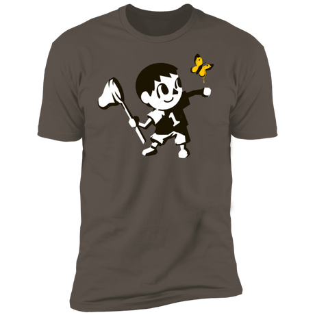 T-Shirts Warm Grey / S Banksy Crossing Men's Premium T-Shirt