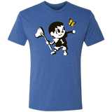 T-Shirts Vintage Royal / S Banksy Crossing Men's Triblend T-Shirt