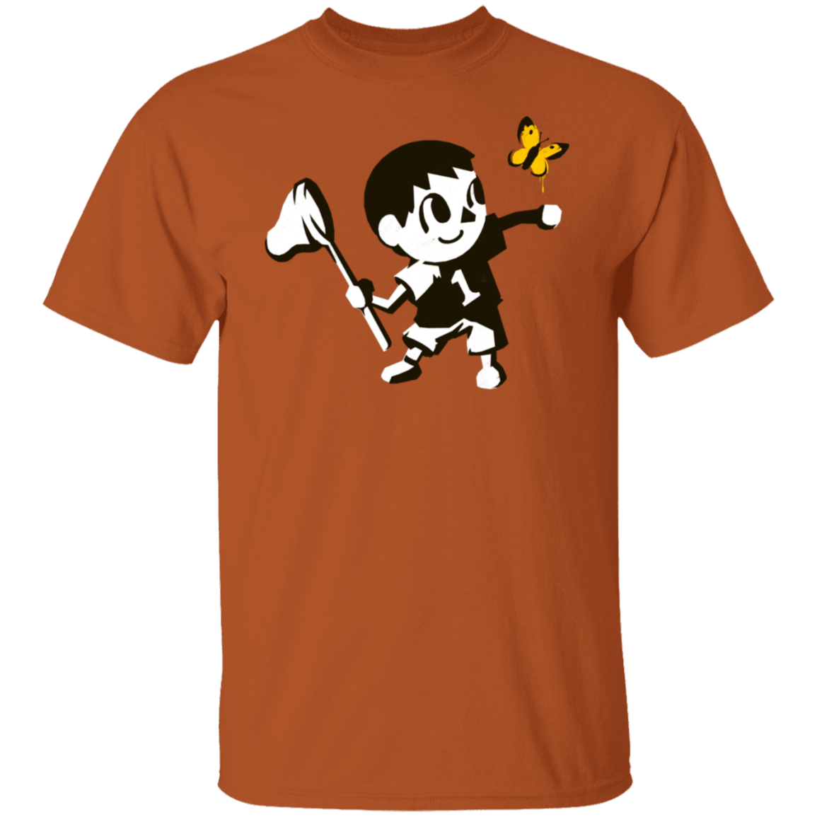 T-Shirts Texas Orange / S Banksy Crossing T-Shirt