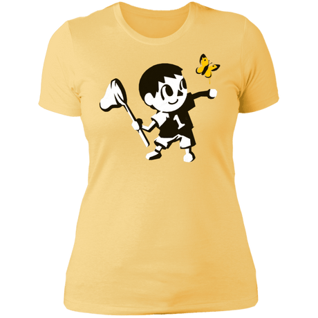 T-Shirts Banana Cream/ / S Banksy Crossing Women's Premium T-Shirt