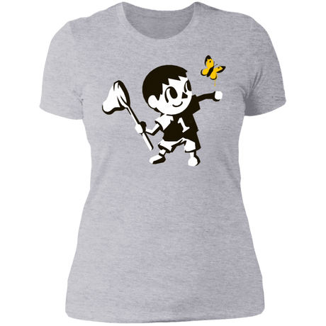 T-Shirts Heather Grey / S Banksy Crossing Women's Premium T-Shirt