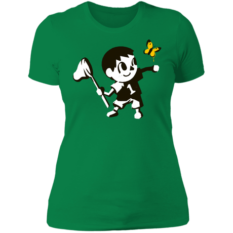 T-Shirts Kelly Green / S Banksy Crossing Women's Premium T-Shirt