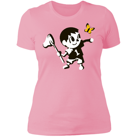 T-Shirts Light Pink / S Banksy Crossing Women's Premium T-Shirt