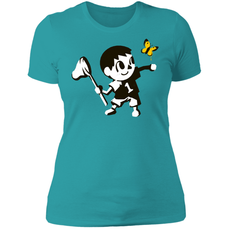 T-Shirts Tahiti Blue / S Banksy Crossing Women's Premium T-Shirt