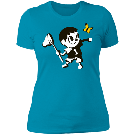 T-Shirts Turquoise / S Banksy Crossing Women's Premium T-Shirt