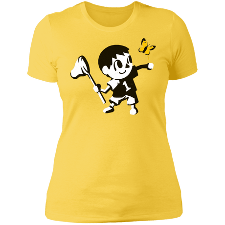 T-Shirts Vibrant Yellow / S Banksy Crossing Women's Premium T-Shirt