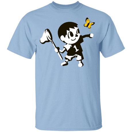 T-Shirts Light Blue / YXS Banksy Crossing Youth T-Shirt