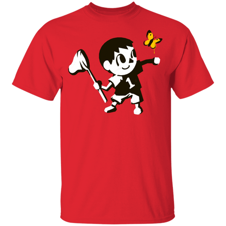 T-Shirts Red / YXS Banksy Crossing Youth T-Shirt