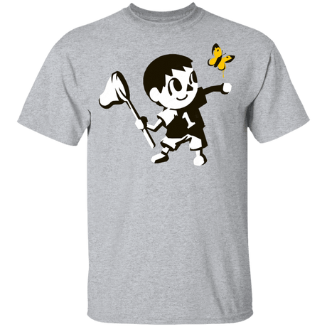 T-Shirts Sport Grey / YXS Banksy Crossing Youth T-Shirt