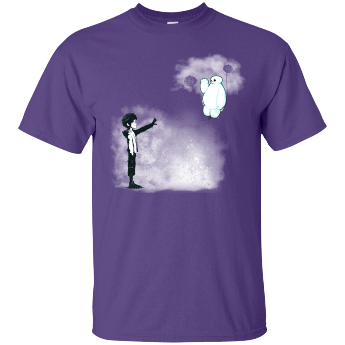 T-Shirts Purple / Small Banksy Max T-Shirt