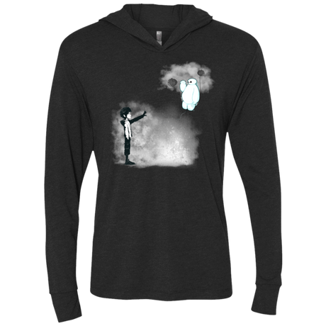 T-Shirts Vintage Black / X-Small Banksy Max Triblend Long Sleeve Hoodie Tee