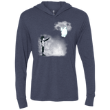 T-Shirts Vintage Navy / X-Small Banksy Max Triblend Long Sleeve Hoodie Tee