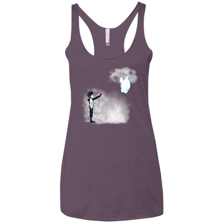 T-Shirts Vintage Purple / X-Small Banksy Max Women's Triblend Racerback Tank