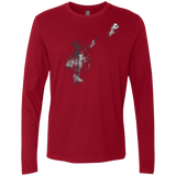 T-Shirts Cardinal / Small BANKSY NIGHTMARE Men's Premium Long Sleeve
