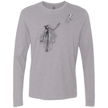 T-Shirts Heather Grey / Small BANKSY NIGHTMARE Men's Premium Long Sleeve