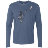 T-Shirts Indigo / Small BANKSY NIGHTMARE Men's Premium Long Sleeve