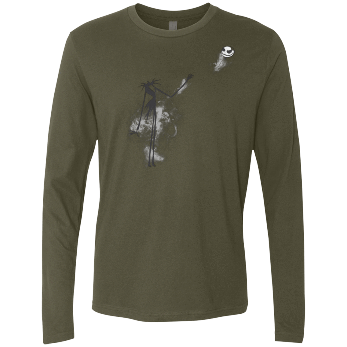 T-Shirts Military Green / Small BANKSY NIGHTMARE Men's Premium Long Sleeve