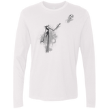 T-Shirts White / Small BANKSY NIGHTMARE Men's Premium Long Sleeve