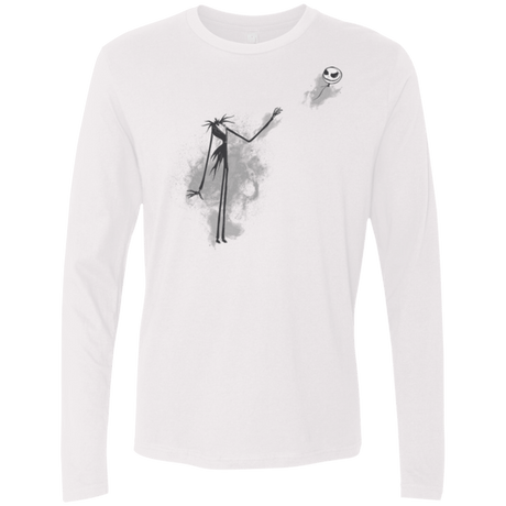 T-Shirts White / Small BANKSY NIGHTMARE Men's Premium Long Sleeve