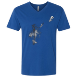 T-Shirts Royal / X-Small BANKSY NIGHTMARE Men's Premium V-Neck