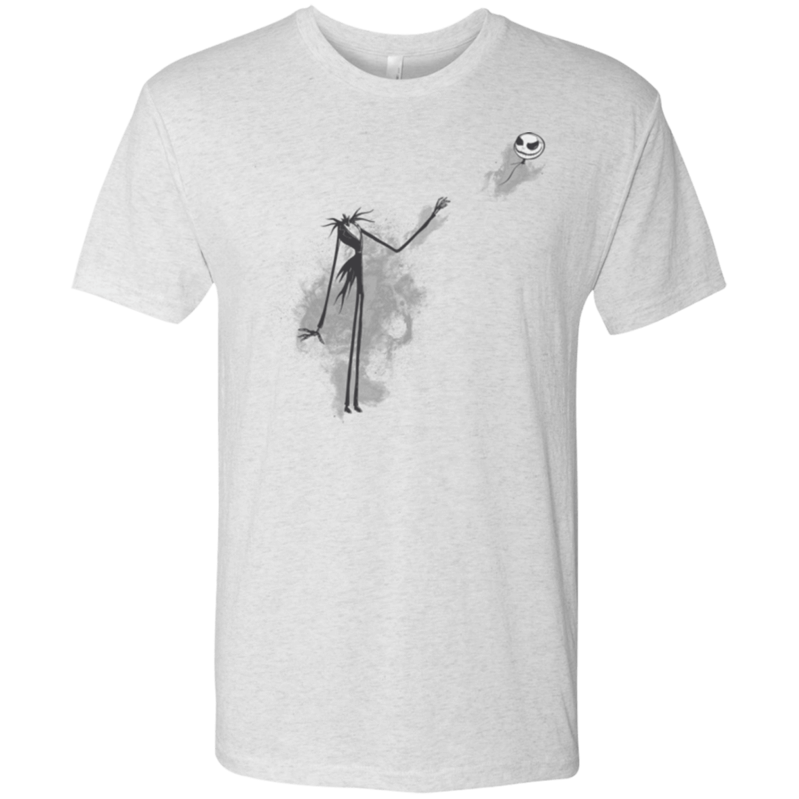 T-Shirts Heather White / Small BANKSY NIGHTMARE Men's Triblend T-Shirt
