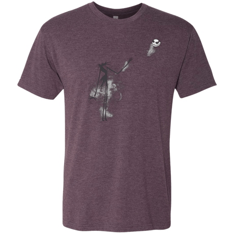 T-Shirts Vintage Purple / Small BANKSY NIGHTMARE Men's Triblend T-Shirt