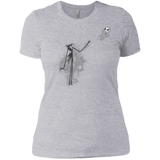 T-Shirts Heather Grey / X-Small BANKSY NIGHTMARE Women's Premium T-Shirt