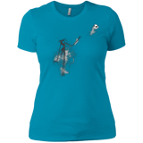 T-Shirts Turquoise / X-Small BANKSY NIGHTMARE Women's Premium T-Shirt