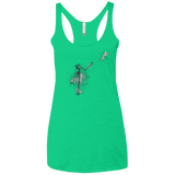 T-Shirts Envy / X-Small BANKSY NIGHTMARE Women's Triblend Racerback Tank