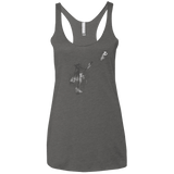 T-Shirts Premium Heather / X-Small BANKSY NIGHTMARE Women's Triblend Racerback Tank