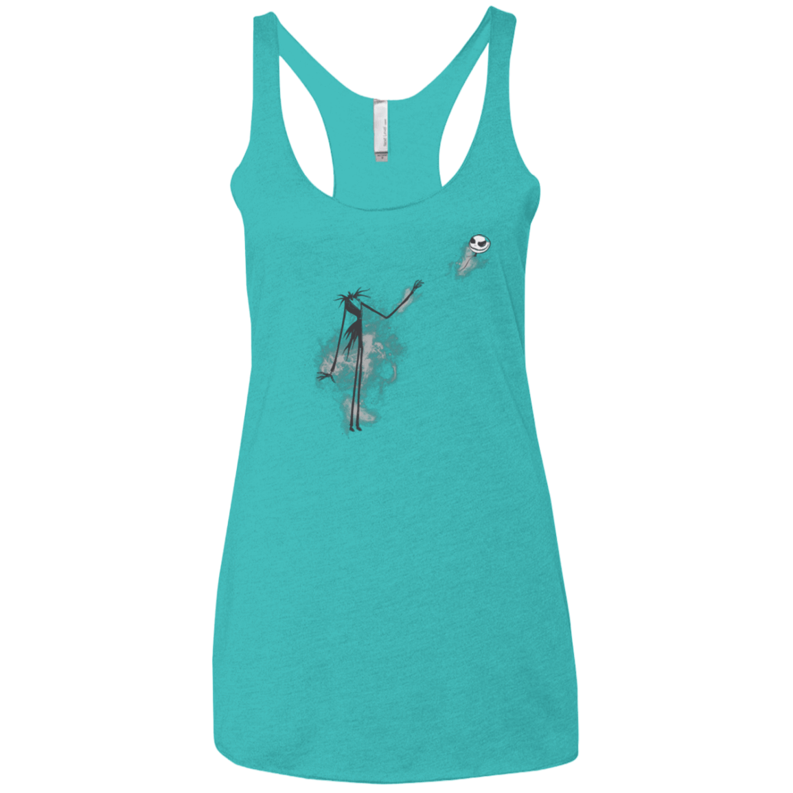 T-Shirts Tahiti Blue / X-Small BANKSY NIGHTMARE Women's Triblend Racerback Tank