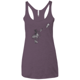 T-Shirts Vintage Purple / X-Small BANKSY NIGHTMARE Women's Triblend Racerback Tank