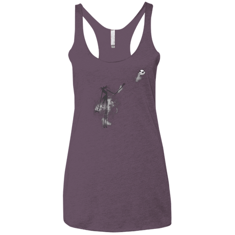 T-Shirts Vintage Purple / X-Small BANKSY NIGHTMARE Women's Triblend Racerback Tank