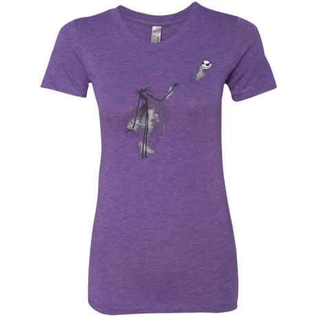 T-Shirts Purple Rush / Small BANKSY NIGHTMARE Women's Triblend T-Shirt