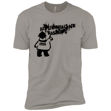 T-Shirts Light Grey / YXS Banksy Police Boys Premium T-Shirt