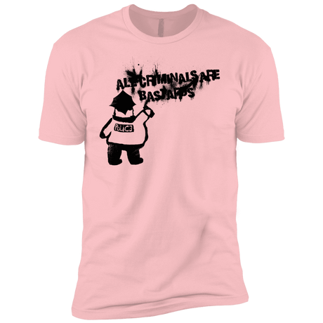 T-Shirts Light Pink / YXS Banksy Police Boys Premium T-Shirt