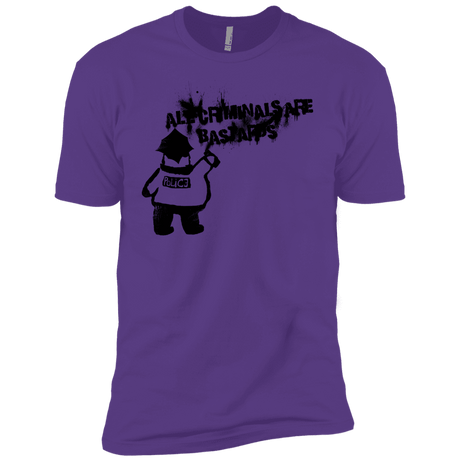 T-Shirts Purple Rush / YXS Banksy Police Boys Premium T-Shirt