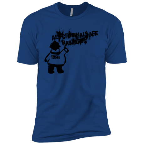 T-Shirts Royal / YXS Banksy Police Boys Premium T-Shirt