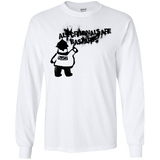 T-Shirts White / S Banksy Police Men's Long Sleeve T-Shirt