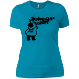 T-Shirts Turquoise / X-Small Banksy Police Women's Premium T-Shirt