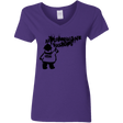 T-Shirts Purple / S Banksy Police Women's V-Neck T-Shirt