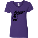 T-Shirts Purple / S Banksy Police Women's V-Neck T-Shirt