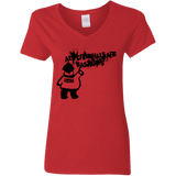 T-Shirts Red / S Banksy Police Women's V-Neck T-Shirt