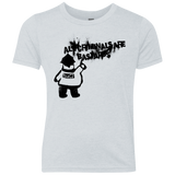 T-Shirts Heather White / YXS Banksy Police Youth Triblend T-Shirt
