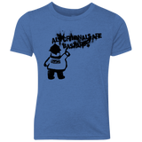 T-Shirts Vintage Royal / YXS Banksy Police Youth Triblend T-Shirt