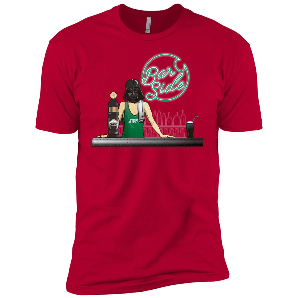 T-Shirts Red / YXS Bar side Boys Premium T-Shirt